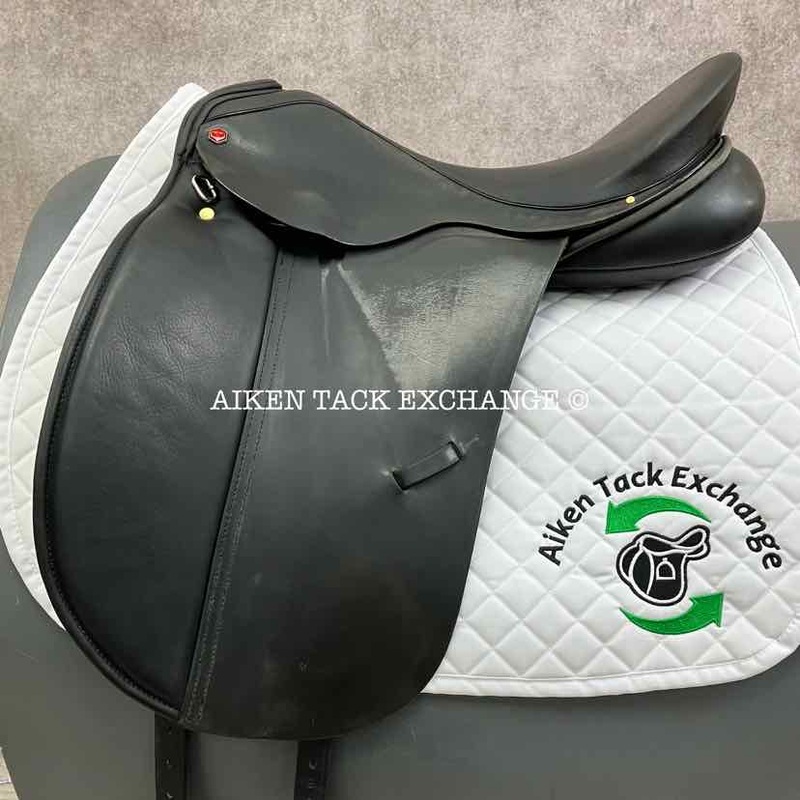 **SOLD** Albion Style Dressage Saddle, 18 Seat, Medium Tree, Wool Flocked Panels