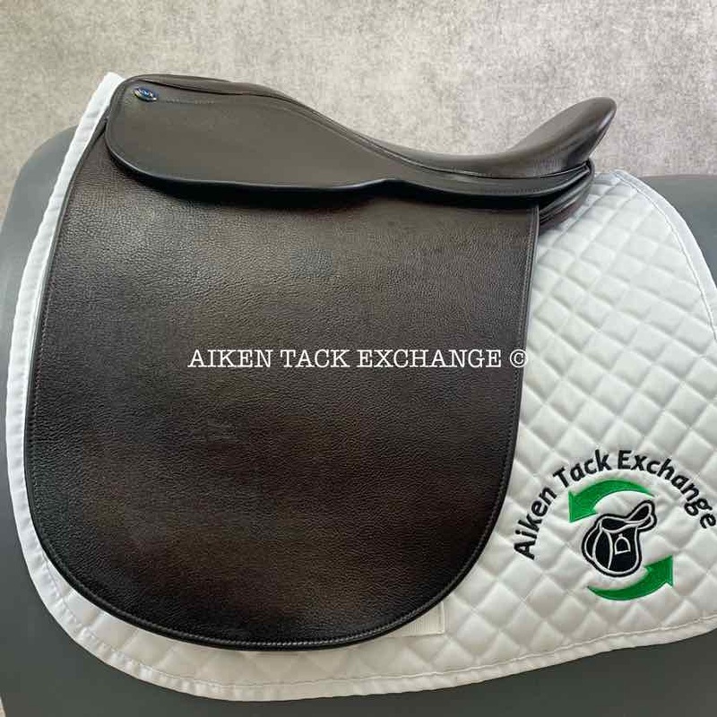 2017 Shively MMX Cut-Back Saddle Seat Show Saddle, 20 Seat, Adjustable Stirrup Bars