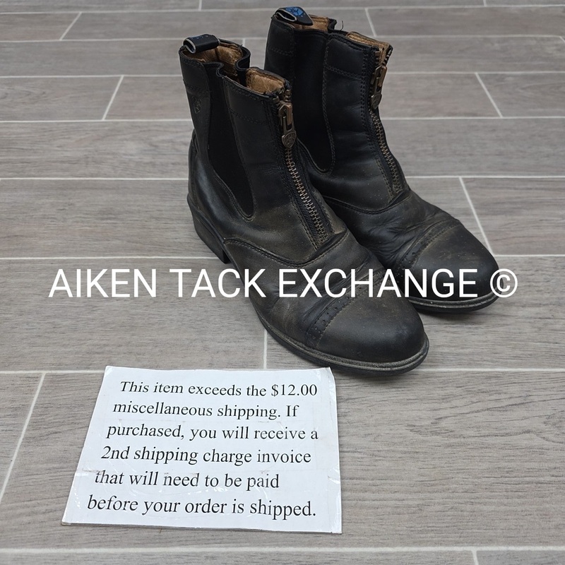 Ariat Devon Zip Paddock Boots, Size 7.5