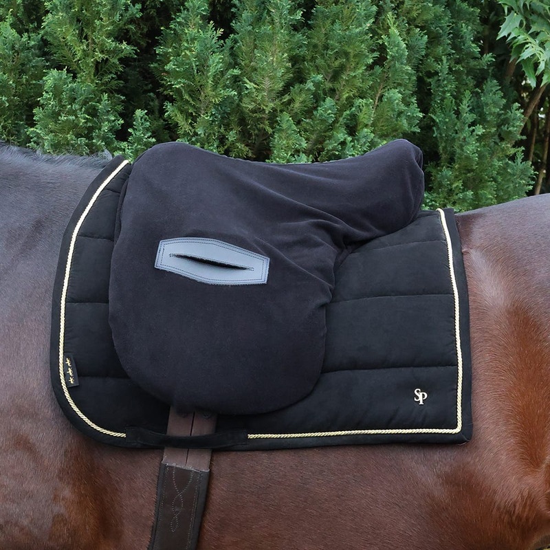 SP Ride On Fleece Saddle Cover Black
